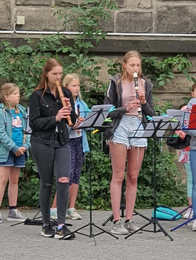 Schülervorspiel Flötenensemble